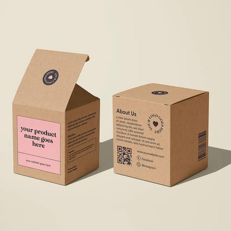 Custom Kraft Tuck Top Boxes for Branded Product Packaging 
